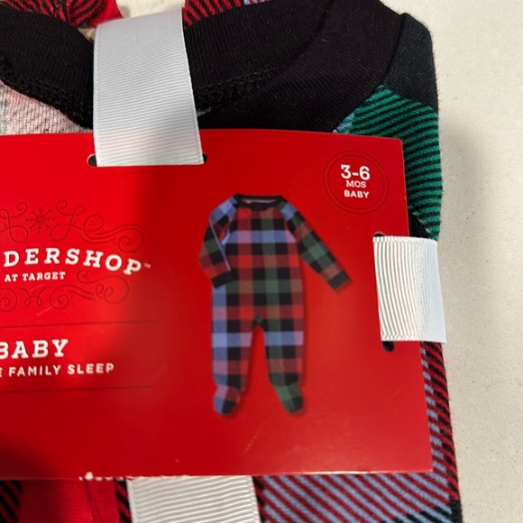 Wondershop Holiday Multicolor Plaid Baby Sleeper Size 3-6 Months NEW - Picture 2 of 5